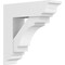 Ekena Millwork Standard Merced Architectural Grade PVC Bracket with Traditional Ends, 5"W x 20"D x 20"H BKTP05X20X20MRC01 - alternate 1